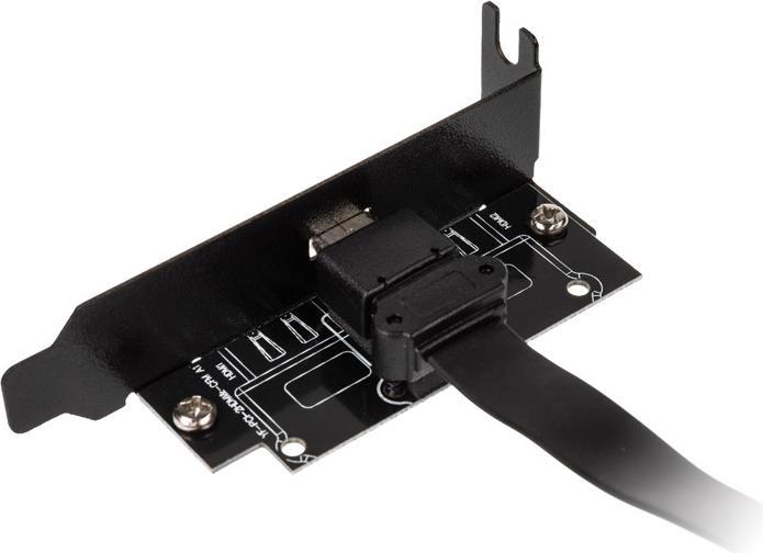 Actual product image Akasa Low Profile PCI Bracket Adapter, USB 3.1 Type C