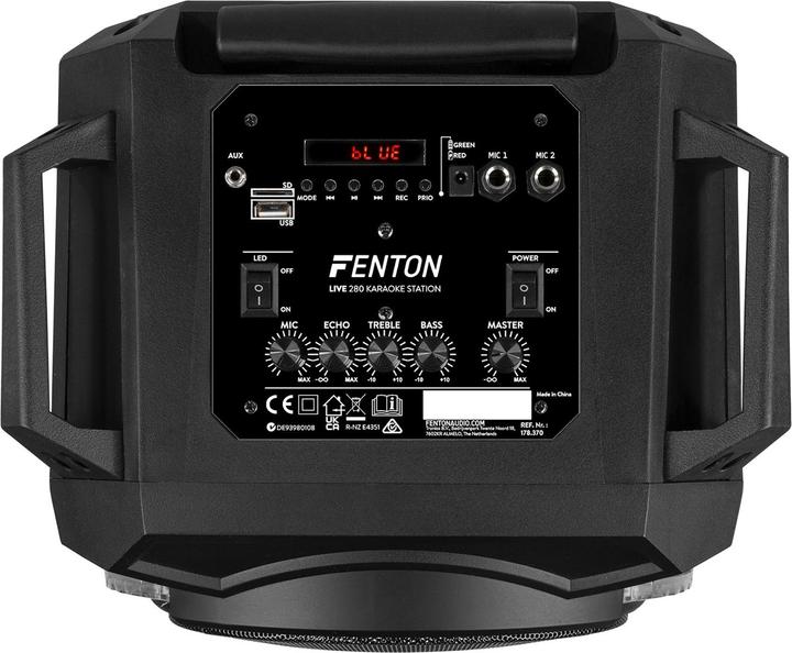 Actual product image Fenton LIVE280 Karaoke Station (Active, 1x 900 W)