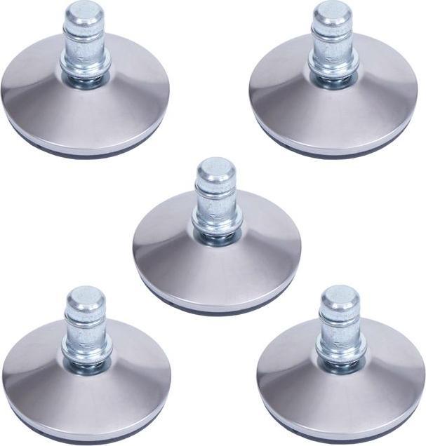 Mendler Set of 5 floor glides HWC-K73 instead of castors - firm stand for office chair/dining chair, foot