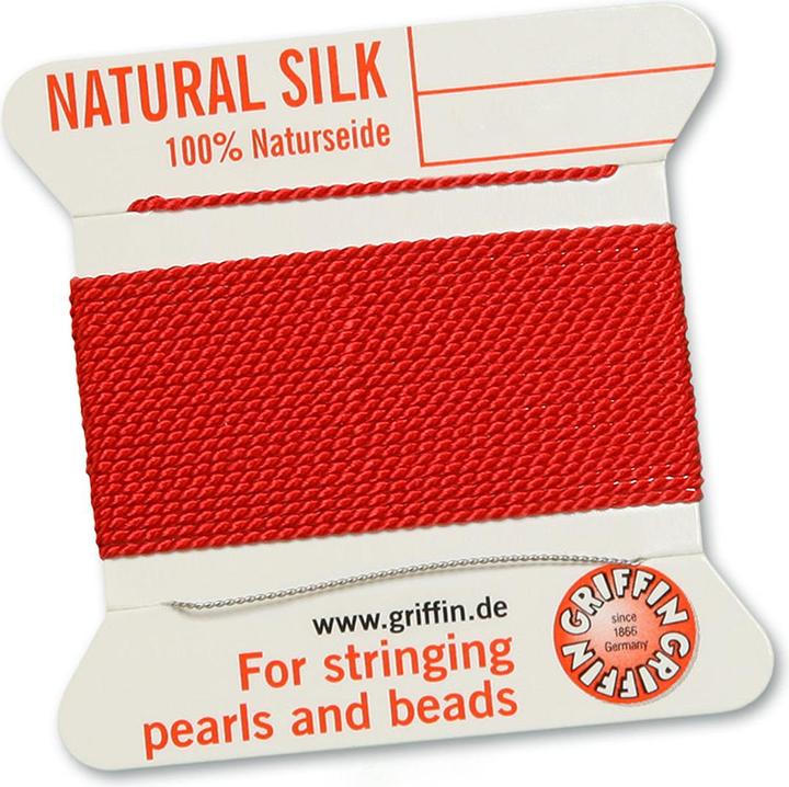 Produktbild Leyda Naturseide 2 Meter mit Nadel