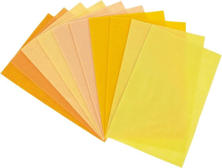 Actual product image Folia Craft felt clay in clay yellow