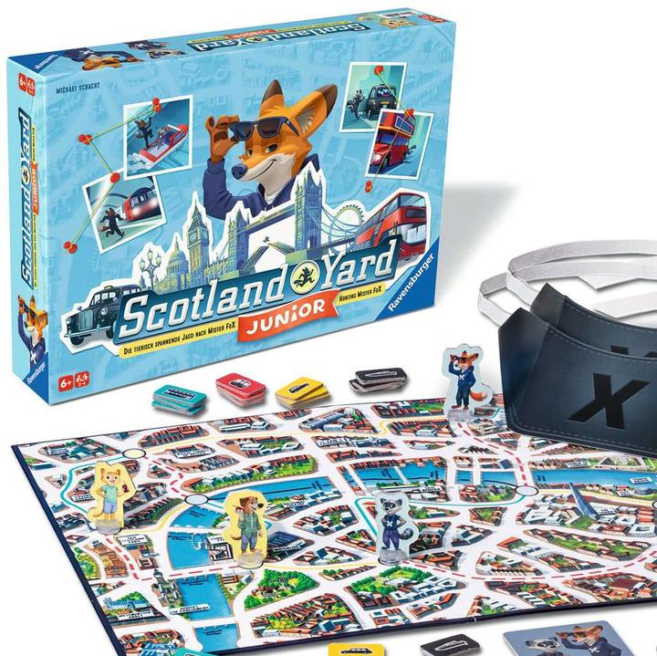Produktbild Ravensburger Scotland Yard Junior (Deutsch, Portugiesisch, Englisch, Italienisch, Niederländisch, Französisch, Spanisch)