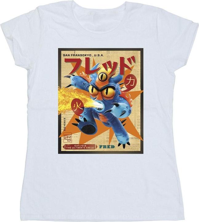 Produktbild Disney Big Hero 6 Baymax Fred Newspaper TShirt (XXL)