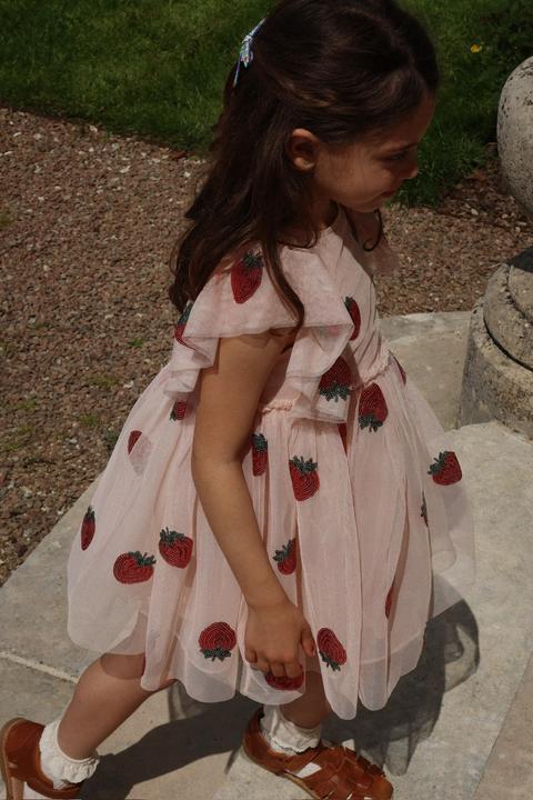 Actual product image Konges Slojd Yvonne Fairy Kleid Strawberry (110)