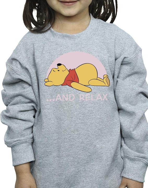 Actual product image Disney Girls Winnie The Pooh Relax Sweatshirt (140, 146)