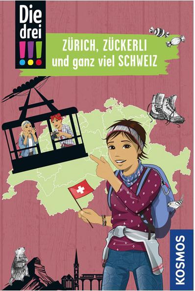 Immagine prodotto Kosmos Die drei!!!, Zürich, Zückerli und ganz viel Schweiz (Tedesco, Franziska Misselwitz, Wich, Henriette, Ina Biber, 2023)