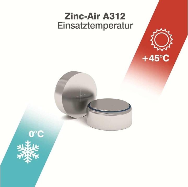 Actual product image Camelion A312 - Disposable battery - zinc air - 1.4 V - 6 piece(s) - silver - 92 mm (6 pcs., A312, 160 mAh)