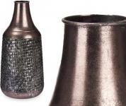 Giftdecor antike silberne konische Reliefvase (1 x)