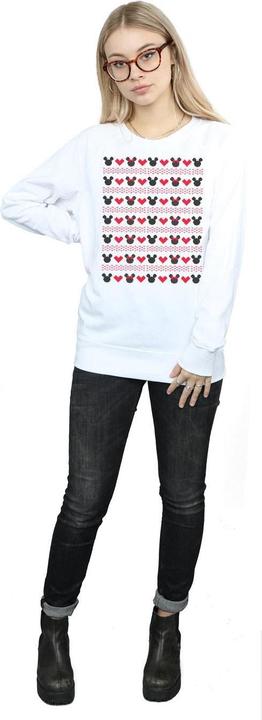 Image du produit Disney - Sweat MICKEY AND MINNIE CHRISTMAS HEARTS - Femme (S)