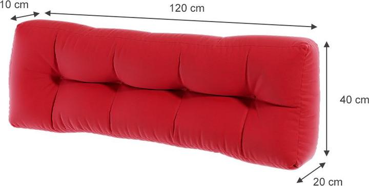 Immagine prodotto Vicco Palettenkissen Flocken (120 x 40 x 20 cm)