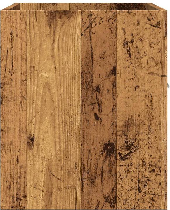 Image du produit VidaXL Armoire basse de lavabo Armoire de salle de bain Montage mural aspect bois ancien