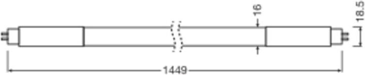 Actual product image Ledvance Ledtube T5 Hf H (G5, 26 W, 3600 lm, 10 x, E)