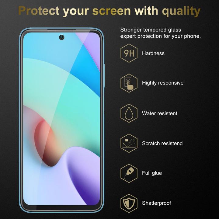 Image du produit Cadorabo Verre de protection d'écran (3 pièce(s), Xiaomi Redmi 10, Xiaomi Redmi Note 11)
