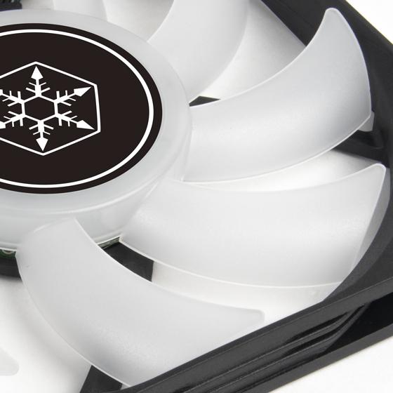 Actual product image Silverstone SST-AS120B-ARGB, RGB fan (120 mm, 1 x)
