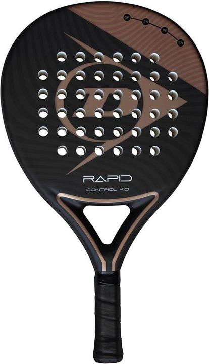 Produktbild Dunlop Padel tennis racket RAPID CONTROL 4.0 360g Round Pro-EVA beginner black/silver