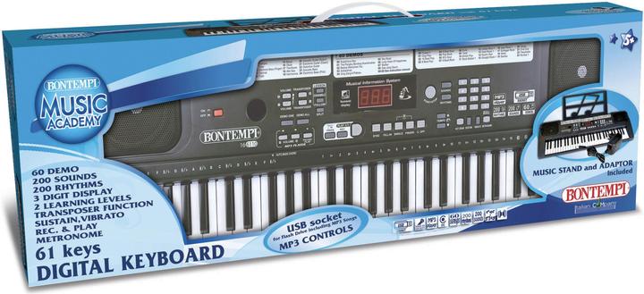 Immagine prodotto Bontempi Tastiera digitale con 61 tasti (Multilingue)
