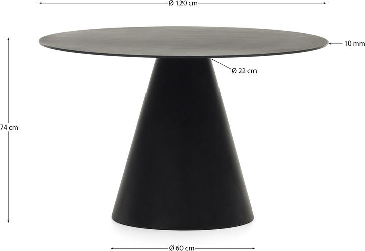 Immagine prodotto Kave Home Wilshire (Ø 120 x 75 cm)