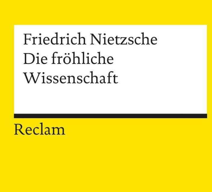 Actual product image Die fröhliche Wissenschaft (German, Friedrich Nietzsche, 2000)