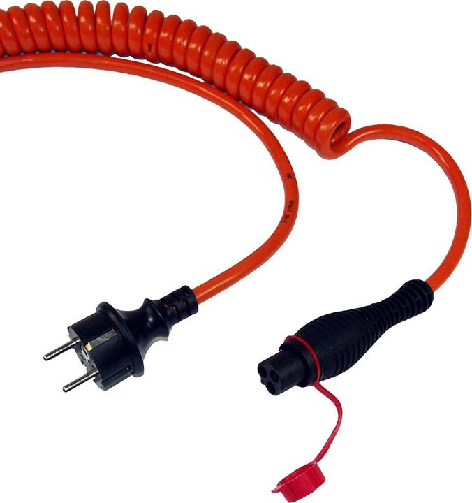 Image du produit Votronic 2305 Câble de raccordement en spirale 230 V avec prise de courant et fiche secteur (2 m)