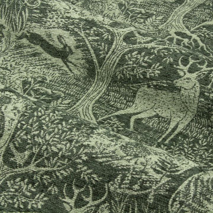 Produktbild Furn Ösenvorhänge Winter Woods Chenille Tiere (229 x 183 cm)