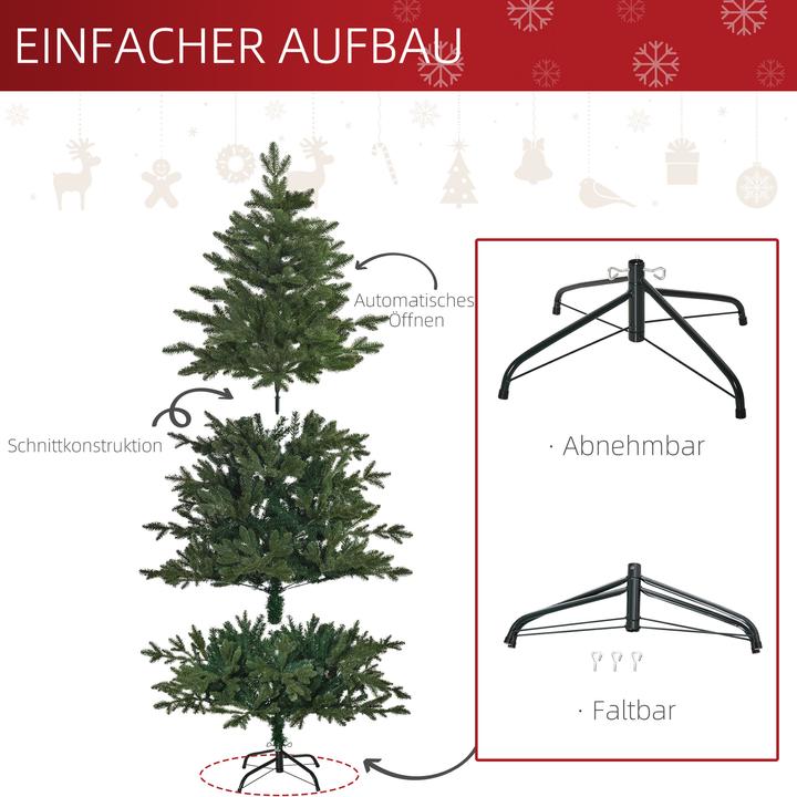 Image du produit Homcom Arbre de Noël artificiel (180 cm)