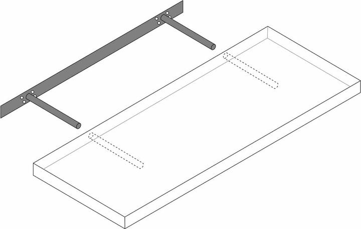 Immagine prodotto Casaria Wandregale (70 x 23 x 3,8 cm)