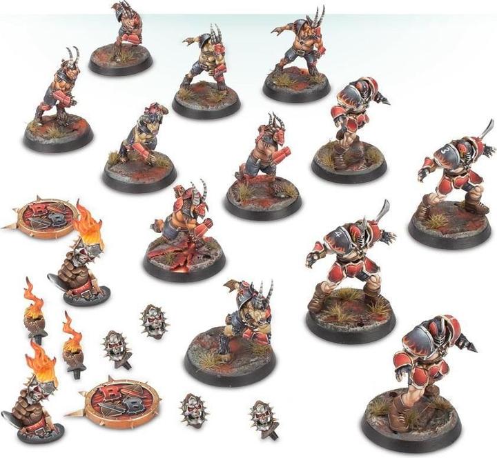Actual product image Games Workshop Blood Bowl - The Doom Lords - Chaos Chosen Blood Bowl Team (Plastic)