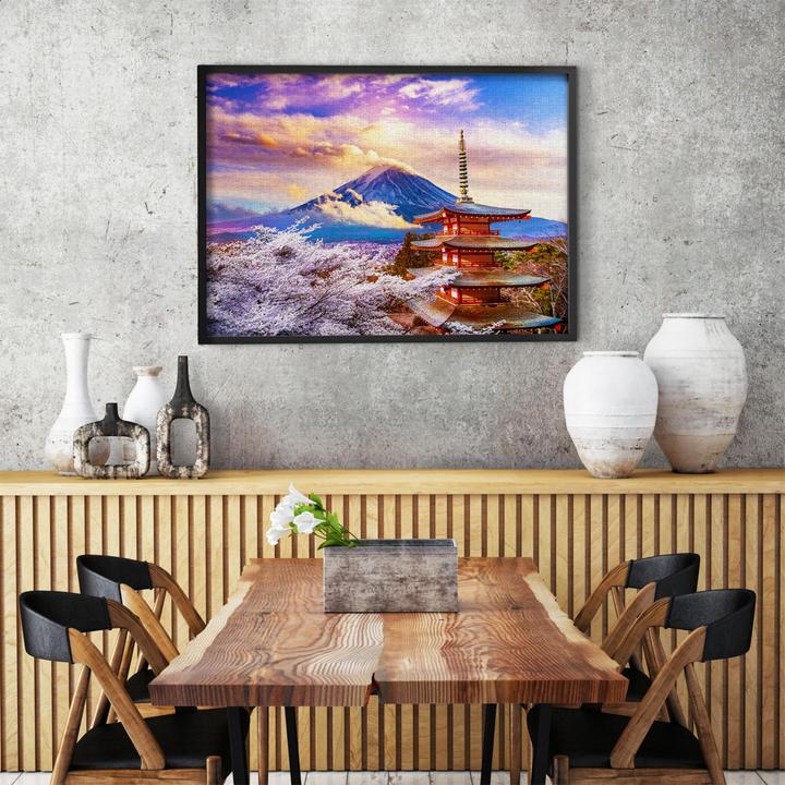 Actual product image Enjoy Puzzle ENJOY-1368 - Fuji Mountain in Spring, Japan, Jigsaw Puzzle, 1000 pieces (1000 pieces)