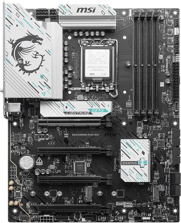 Immagine prodotto MSI B860 GAMING PLUS WIFI (LGA 1851, Intel B860, ATX)