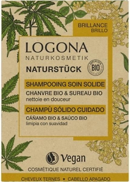 Logona Shampoo fest Bio-Hanf und Bio-Holunder 60 g (Flüssiges Shampoo)