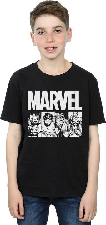 Immagine prodotto Garçons - T-shirt in cotone con carreaux d'action (152, 158)