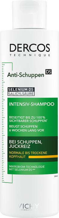 Vichy Dercos Anti-Schuppen Shampoo trockene Kopfhaut (200 ml, Flüssiges Shampoo)