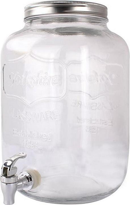 Produktbild La Mer Wasserkaraffe mit Zapfhahn La Mediterránea Glas 4 L (6 Stück) (4 l)