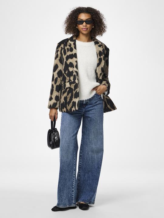 Actual product image Pieces PCDEMI LEOPRINT Einreihiger Blazer (L)