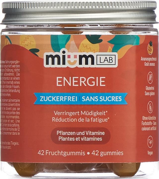 Produktbild Mium Lab Vitamingummis Energie (42 Stück, Gummies, 137 g)