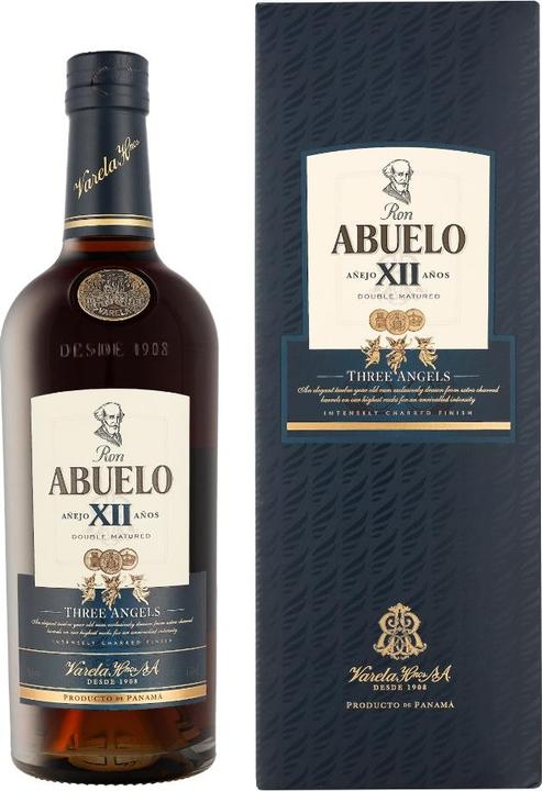 Actual product image Ron Abuelo Abuelo XII Three Angels + GB 43% Vol. 0,7l (1 x 70 cl)