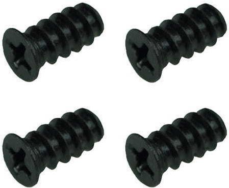 Phobya Fan screws, 4 pieces (small) black