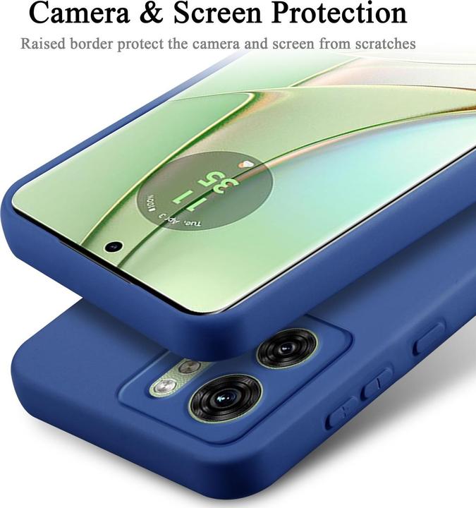 Actual product image Cadorabo Case for Motorola Edge 40 TPU in liquid protection silicone design (Motorola Edge 40)