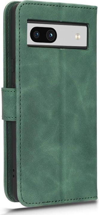 Actual product image Cover-Discount Google Pixel 7a - Leather Case Cover green (Google Pixel 7a)