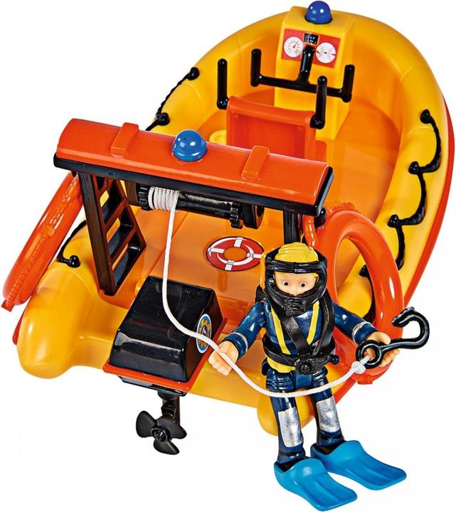 Immagine prodotto Simba Scialuppa di salvataggio Neptune di Fireman Sam con figura