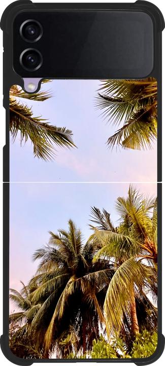 Image du produit PhoneLook Coque Silicone rigide noir Summer 2023 palm tree vibe (Samsung Galaxy Z Flip4)