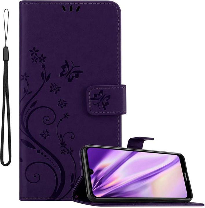 Actual product image Cadorabo Flower Book Cover (Huawei Y6 (2019))