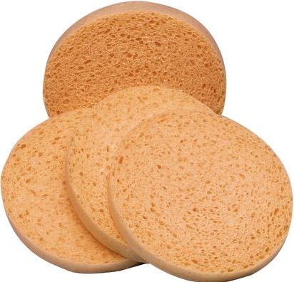 Produktbild NEE Kosmetik-Abschminkschwamm rund ø 80 mm 20 Stk apricot