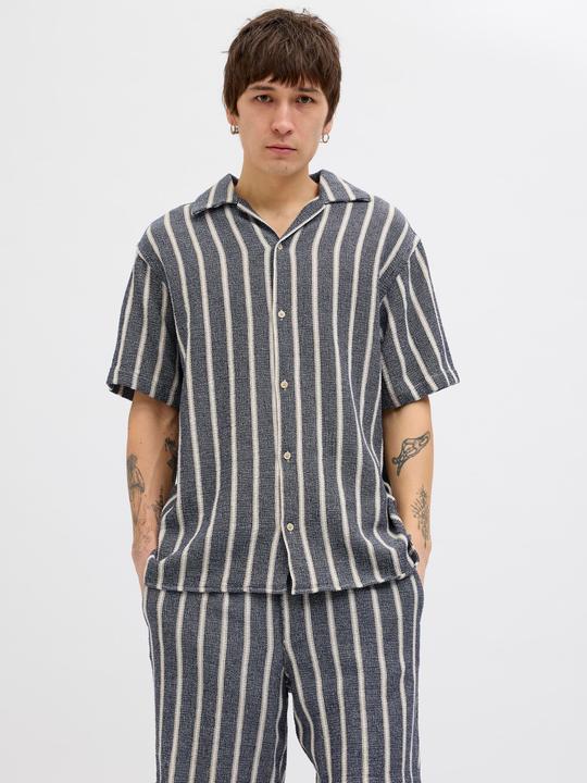 Jack & Jones Jorcoba Stripe Resort Shirt Ss Sn