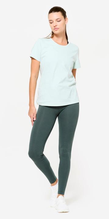 Produktbild Domyos Women's Slim-Fit Fitness Leggings - Khaki Green (W28/L31)