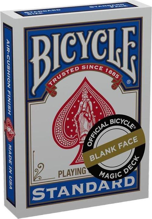 Actual product image Bicycle Blank Face Blue Back (English)