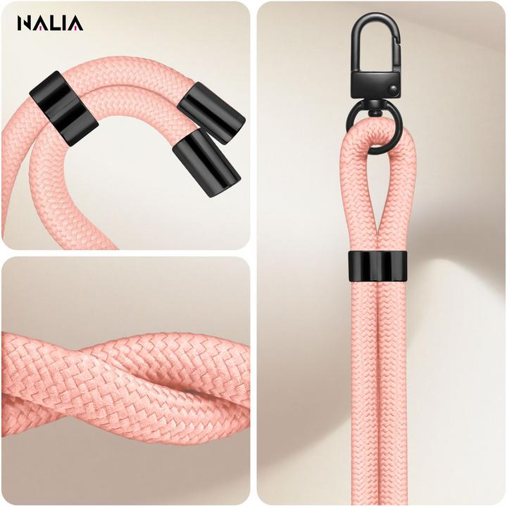 Actual product image Nalia HoldMe Lanyard Handykette - Universal Trageband für Smartphones - Verstellbar, Soft & Elastisch