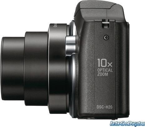 Produktbild Sony DSC-H20, 10MPixel, 10x opt. Zoom, HD-Movies, schwarz (1/2,3'')