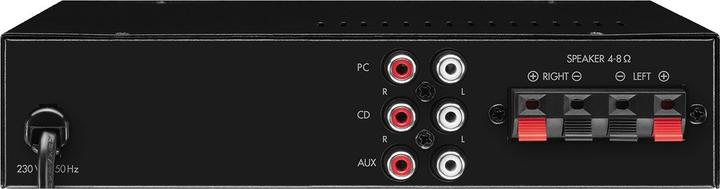 Actual product image Monacor Stereo amplifier, 4xIn 2x12.5W (Amplifier)