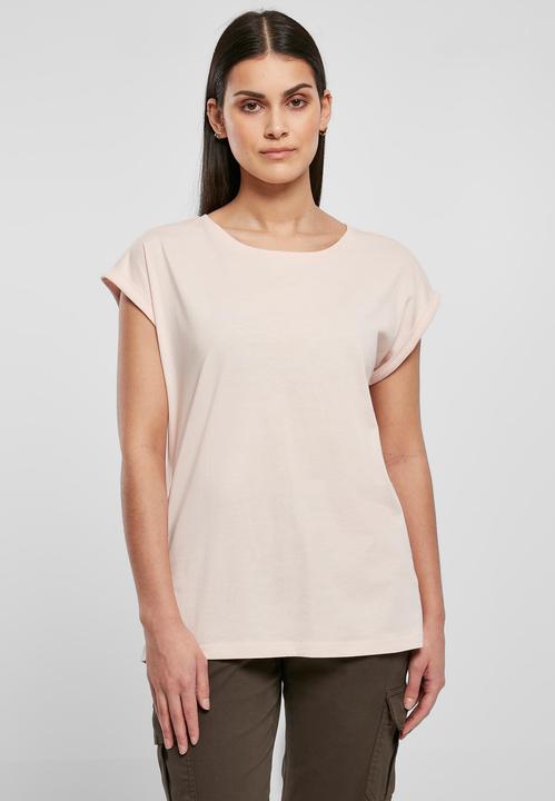 Actual product image Urban Classics Ladies Organic Extended Shoulder Tee (M)